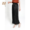佐尔美春夏新款新中式国风桑蚕丝阔腿裤长裤女M42KS75 商品缩略图1