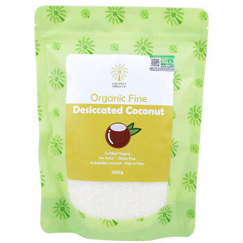 椰子奇迹斯里兰卡进口有机椰蓉椰丝细粒200g 椰蓉粉家用面包蛋糕烘焙原料 /粮油调味 /烘焙原料 /烘焙馅料 商品图0