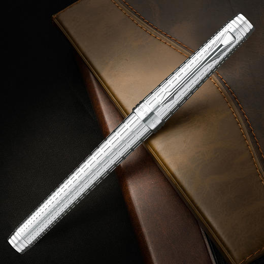 P0203  派克Parker 派克首席特别宝珠笔商务签字笔高端送礼水性圆珠笔- 镀银白【以实拍图为准】 商品图3