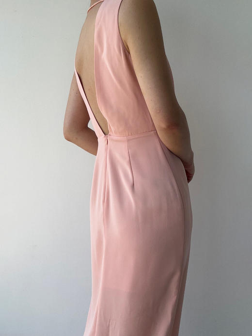 KEEPSAKE | Dream On Gown - Blush [ 粉色低V长裙 ] 商品图2