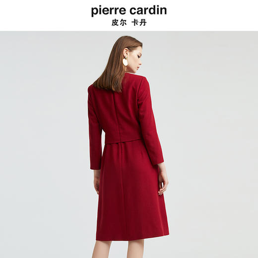 皮尔卡丹女装新款都市淑女修身轻仪式礼服裙P4318E4985T0 商品图2