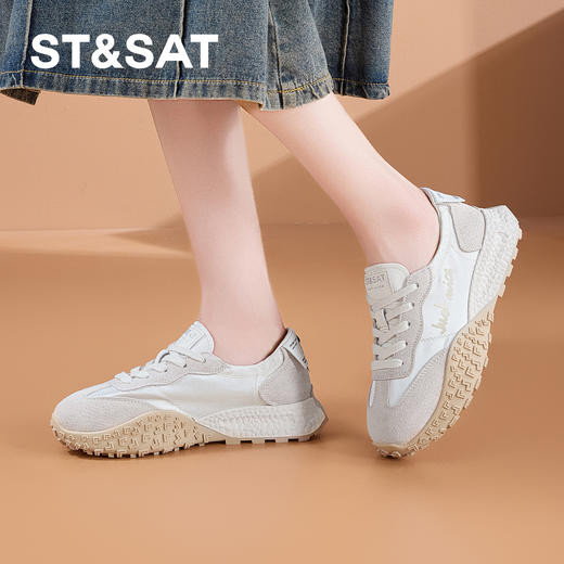 星期六轻软透气舒适厚底阿甘鞋SSC2112C4W 商品图5