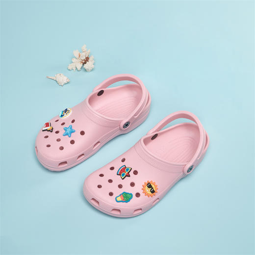 美尘  明星防滑男女款洞洞鞋（随机配6个鞋花） 商品图8