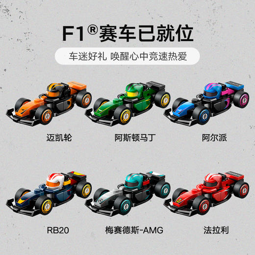 乐高LEGO F1® 赛车集结LEGC71049 商品图3