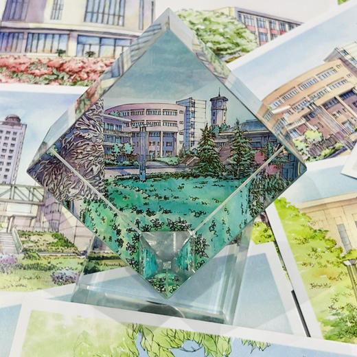 创意diy师大文创水晶魔方 商品图3