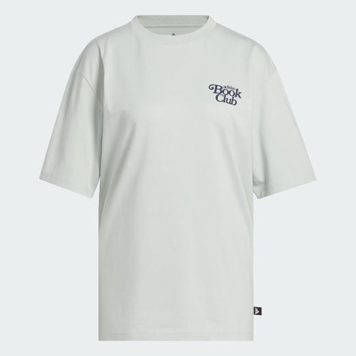 Adidas阿迪达斯BOOK CLUB OVERSIZED T-SHIRT 运动休闲短袖T恤JI9499 商品图5
