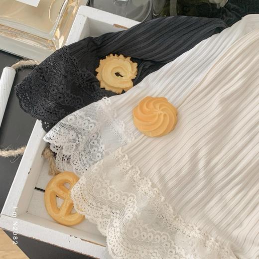 老米优品🎈 3-5天 ! 2条包邮。加大版！《冰爽螺纹蕾丝少女安全裤》少女心满满！精致又柔软，可以当家居裤~ K250514A 商品图4
