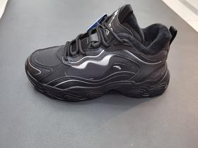 【35.5/36/37.5/39断码】安踏大棉女休闲鞋2024冬季新款加绒中帮时尚防滑运动鞋122448986【库存有限，如无货将做退款，介意慎拍！】