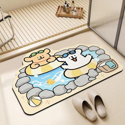 硅藻泥地垫50*80cm（款式随机） 商品图2