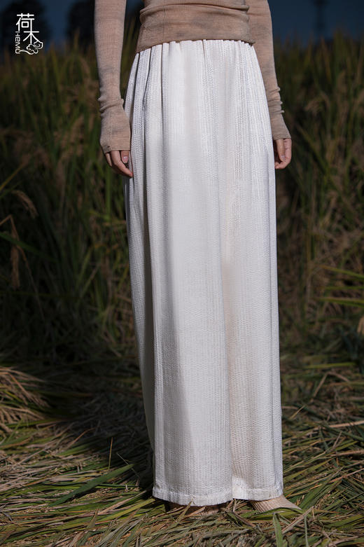 荷木HEMU丨谷穗·阔腿裤/宽腿裤 商品图2