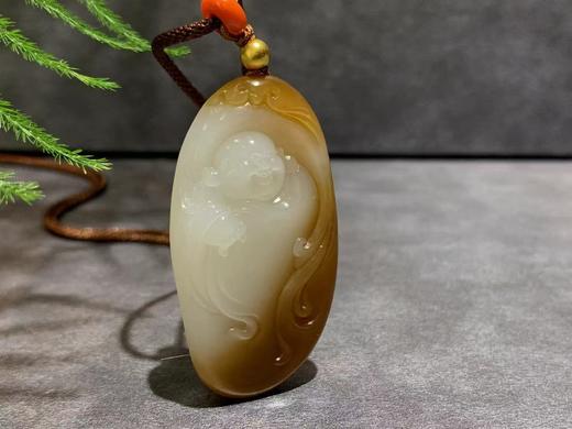 【御珠宫坊】糖羊脂白玉佛 商品图0