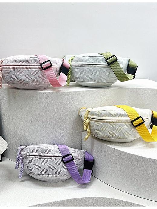 【小清新森系斜挎包，运动胸包百搭又好看】简约休闲ins风包包女 小清新森系斜挎包运动胸包 小众学生百搭腰包-QQ 商品图4