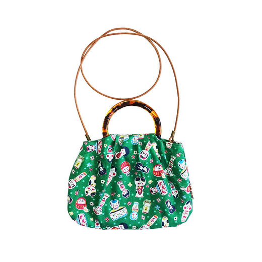 HUJI祤集Sunrise手提斜挎包插画可爱插画 商品图1