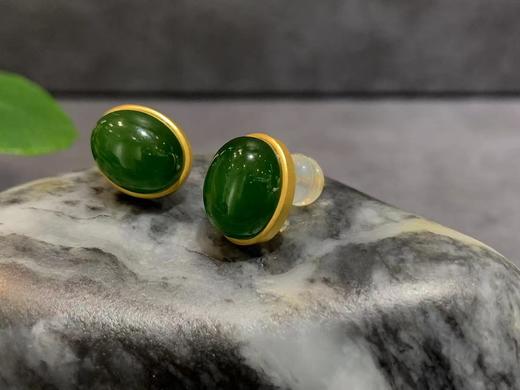 【御珠宫坊】碧玉耳钉 商品图5