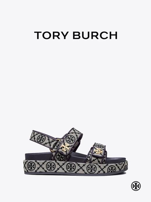 TORY BURCH 平底凉鞋女  155154-430-F 海军蓝色.【鞋底有膜，试穿小心】 商品图2