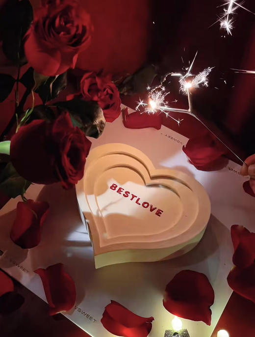 阶梯爱心慕斯（带礼盒包装） 商品图6