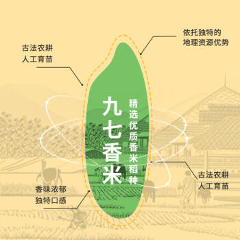 力源 稻桂邻九七香米10斤 广西一级籼米长粒大米 当季新米端午送礼 /粮油调味 /米 /油粘米 商品图0