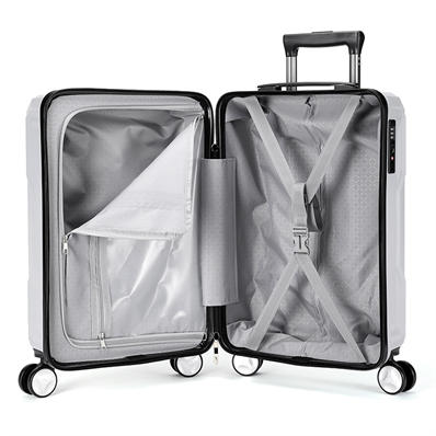 POLO 拉杆箱男女通用登机箱万向轮铝合金行李箱大容量出差外出旅行箱080551 商品图4