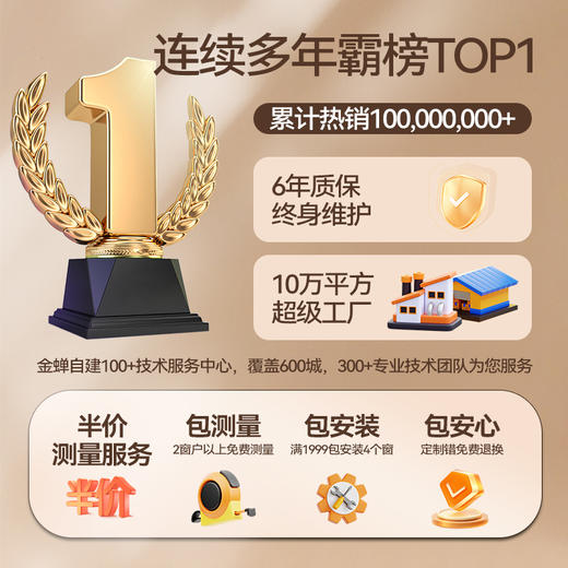 #蜂巢帘#2025金蝉免打孔蜂巢帘 商品图3