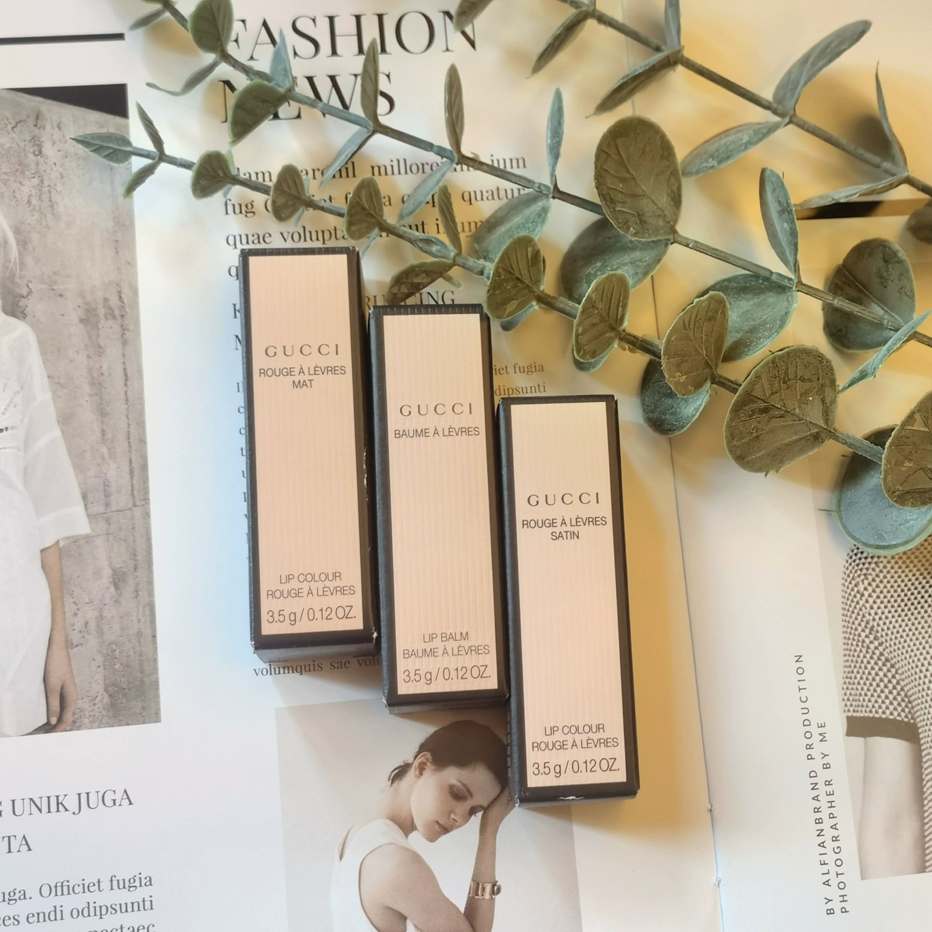 西印宸  古驰 · 倾色绒雾唇膏哑光口红