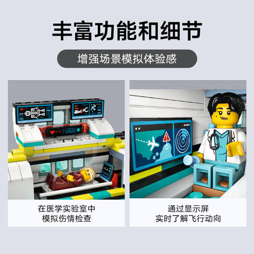乐高LEGO 航空医疗救援飞机LEGC60465 商品图5