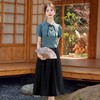 新中式国风牛仔套装裙2025新款女装减龄夏装搭配短袖半身裙两件套YLFS8888 商品缩略图4