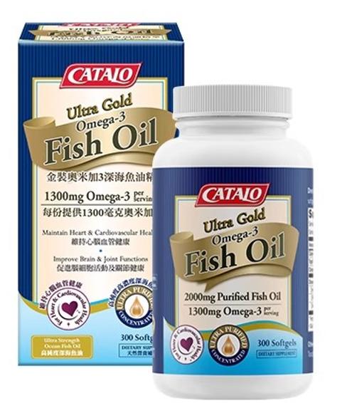 CATALO家得路金裝奧米加3深海魚油精華300粒（2027.3） 商品图0