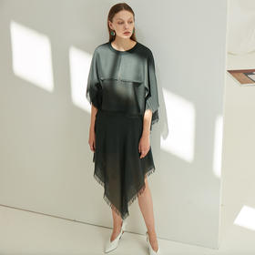 羊绒三角半身裙 SJF91W328N