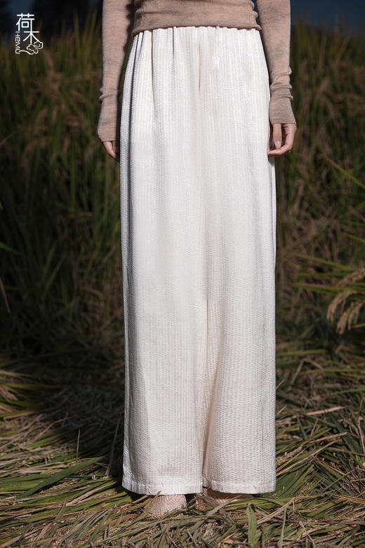 荷木HEMU丨谷穗·阔腿裤/宽腿裤 商品图3