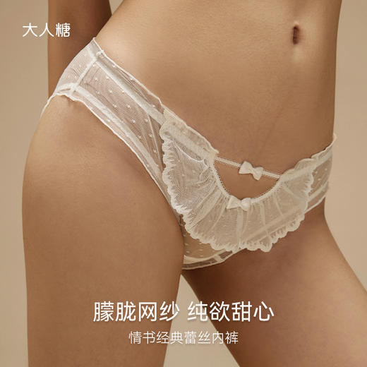 情书经典蕾丝内裤|朦胧网纱 纯欲舒适 商品图0