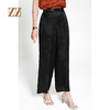 佐尔美春夏新款新中式国风桑蚕丝阔腿裤长裤女M42KS75 商品缩略图3