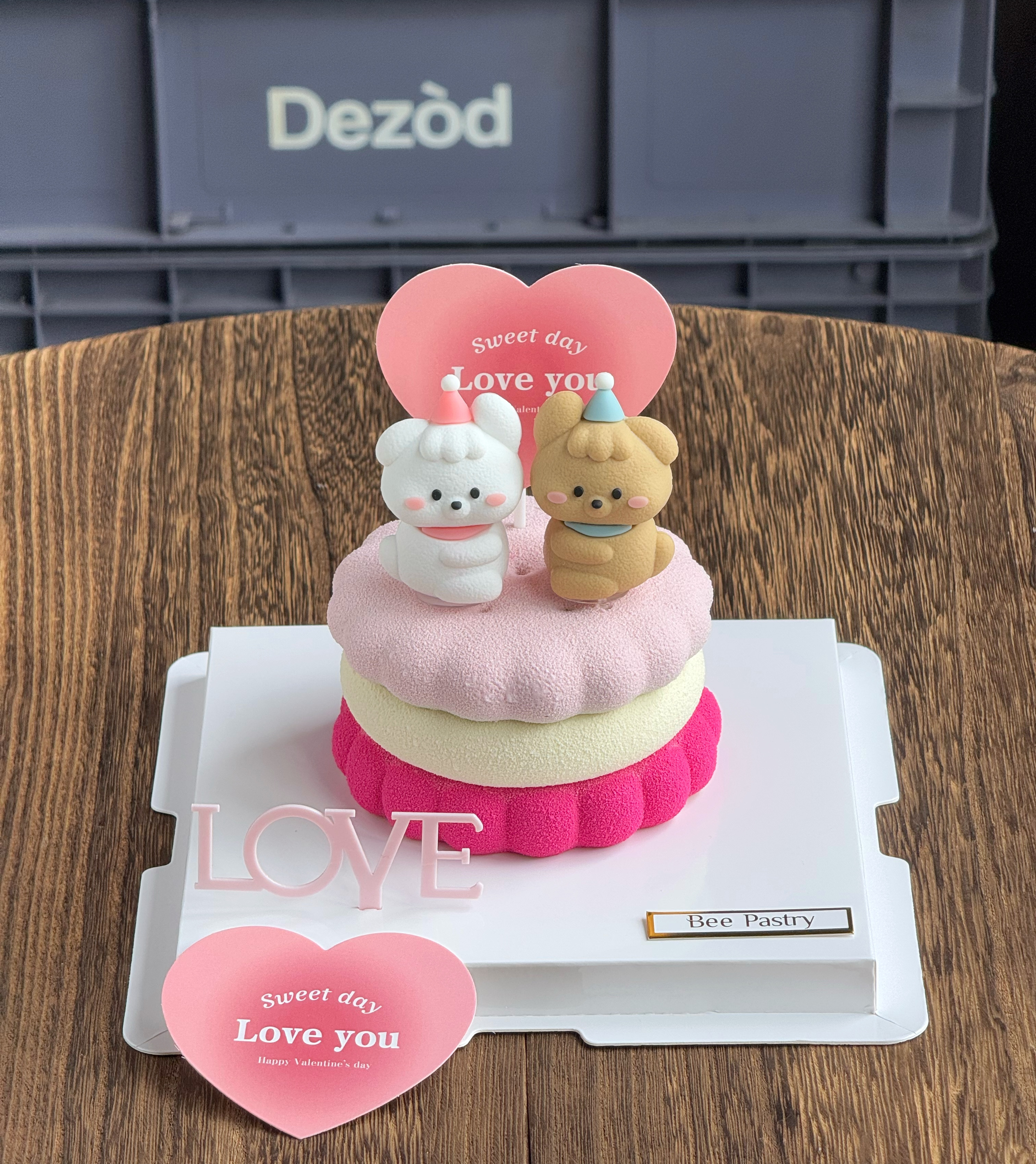 emoji慕斯P款 贴贴熊 