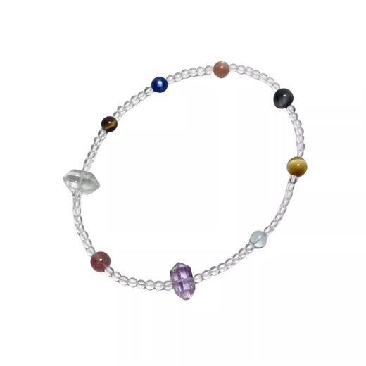 钻石豪门12000积分彩虹天然多宝双圈白水晶手串 商品图3