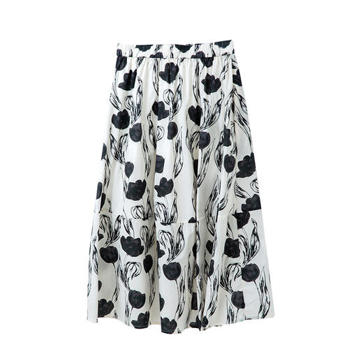 气质印花半身裙 商品图1