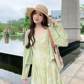 奢姿大码女装2025夏季时尚系带设计气质镂空上衣胖妹妹V领开衫9652353216A