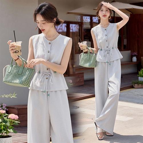 休闲气质，系带套装YLFS8993 商品图1