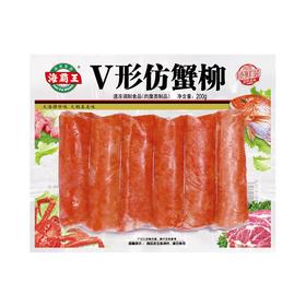 海霸王锁鲜V形仿蟹肉 200g/包