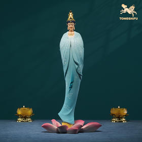 铜师傅《云影》客厅桌面铜观音摆件 家居装饰工艺品