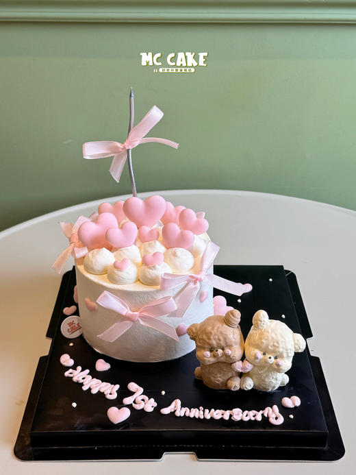 抱抱熊纪念日蛋糕 商品图0