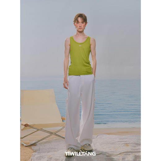 启世录TIWILLTANG“炼罄焐迹”冰感高弹百搭背心运动修身上衣男 商品图4