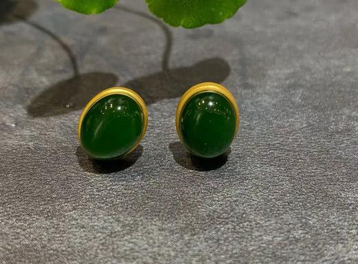 【御珠宫坊】碧玉耳钉 商品图4