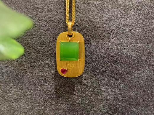 【御珠宫坊】金镶碧玉吊坠 商品图4