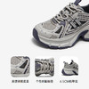 千百度银色厚底老爹鞋女款春季新增高时尚运动网面鞋休闲鞋A25190603 商品缩略图3