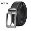 POLO 男士皮带商务休闲鳄鱼纹腰带双头层牛皮男裤带012251 商品缩略图0