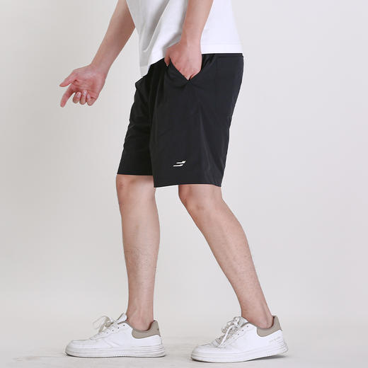 DRONKOO 2025 抽绳松紧腰右袋拼网布左下胶标运动风休闲短裤 商品图2