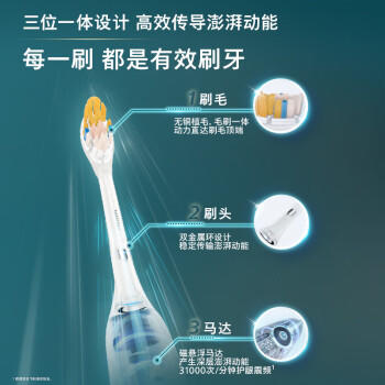 飞利浦（PHILIPS）邱鼎杰推荐声波电动牙刷高端钻石9系 10倍洁净去除99.9%牙渍 生日礼物 情侣送女友HX9911/68粉 商品图1