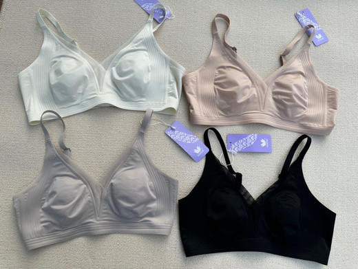 华家耀光V领超薄杯网纱文胸内衣 商品图5