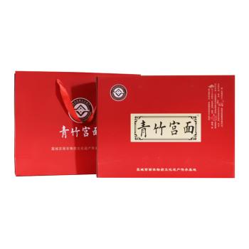 青竹宫面国色礼盒河北特产藁城宫面老手艺手工面劲道爽滑拉面挂面2000克 /粮油调味 /挂面 /传统挂面 商品图0