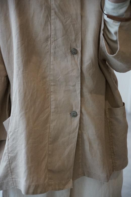 Mittan 草木染涟漪麻宽版夹克(JK-68C) 商品图2