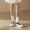 千百度厚底小白鞋春季时尚休闲鞋增高板鞋女两穿运动鞋百搭A24117704 商品缩略图4